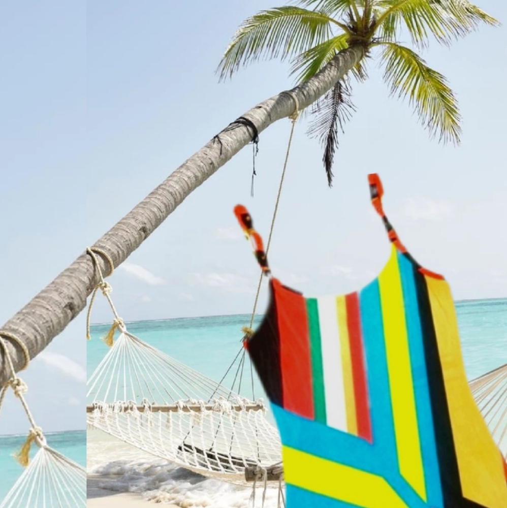 Cach Colorblock Striped Maxi Dress - image 3